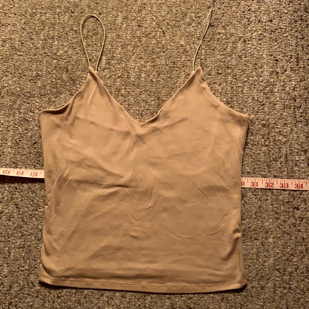 Gaze | Medium Hairband Strap Cami Tank | Nude